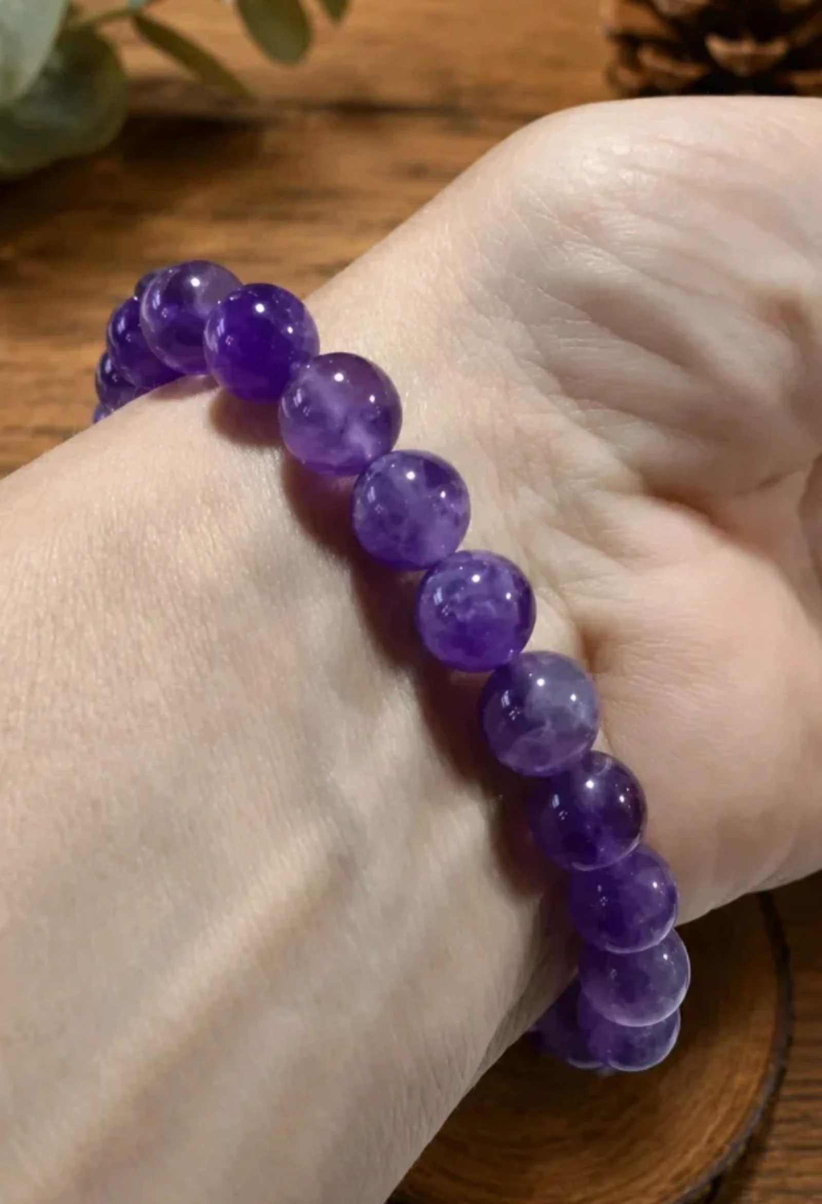 Pulsera de piedra Amatista – photo 3